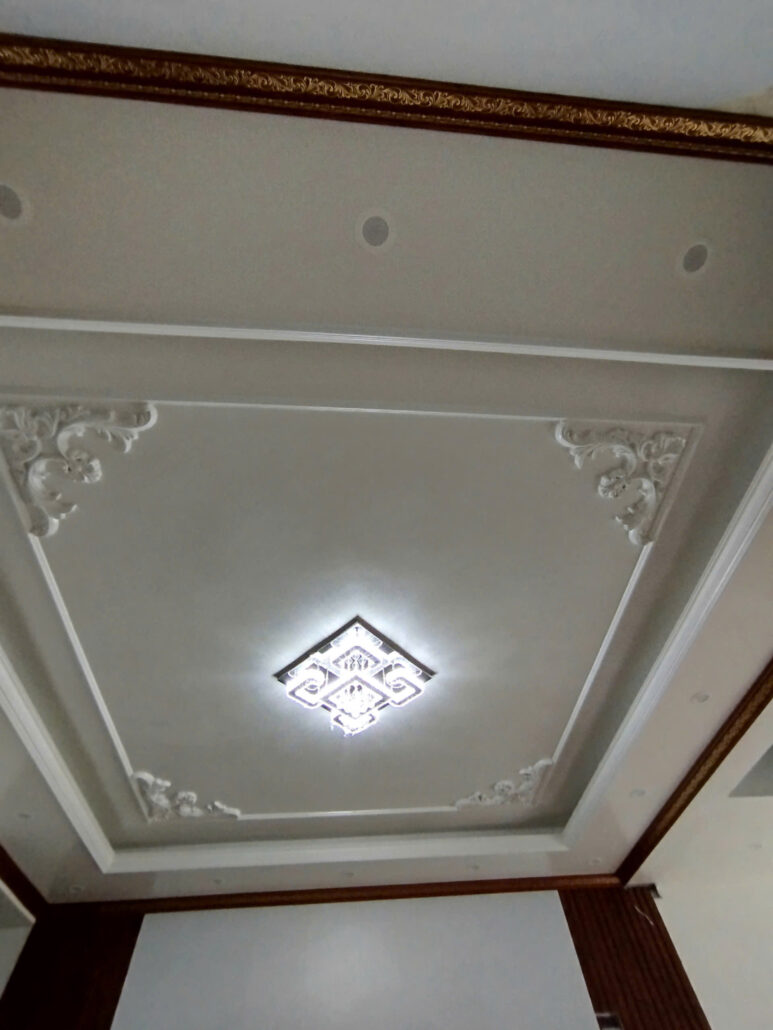 Thi công trần thạch cao spa tại Phố Giác - Hưng Yên - trần phòng chăm sóc da